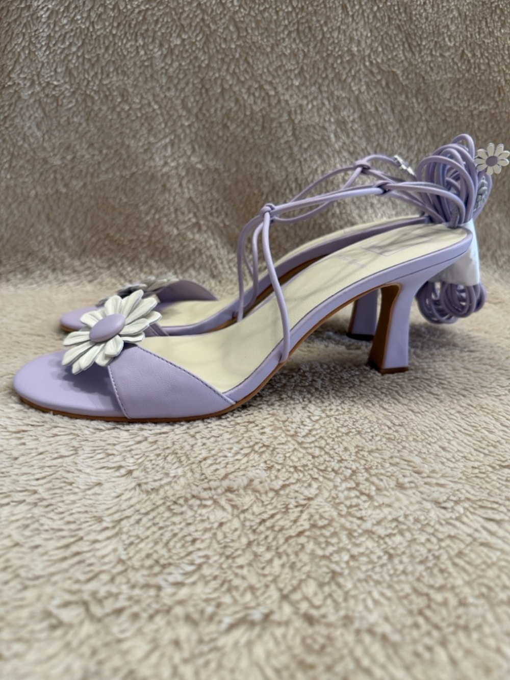DOLCE VITA X FOR LOVE & LEMONS Daizy Stella Lilac Heels - Picture 7 of 14